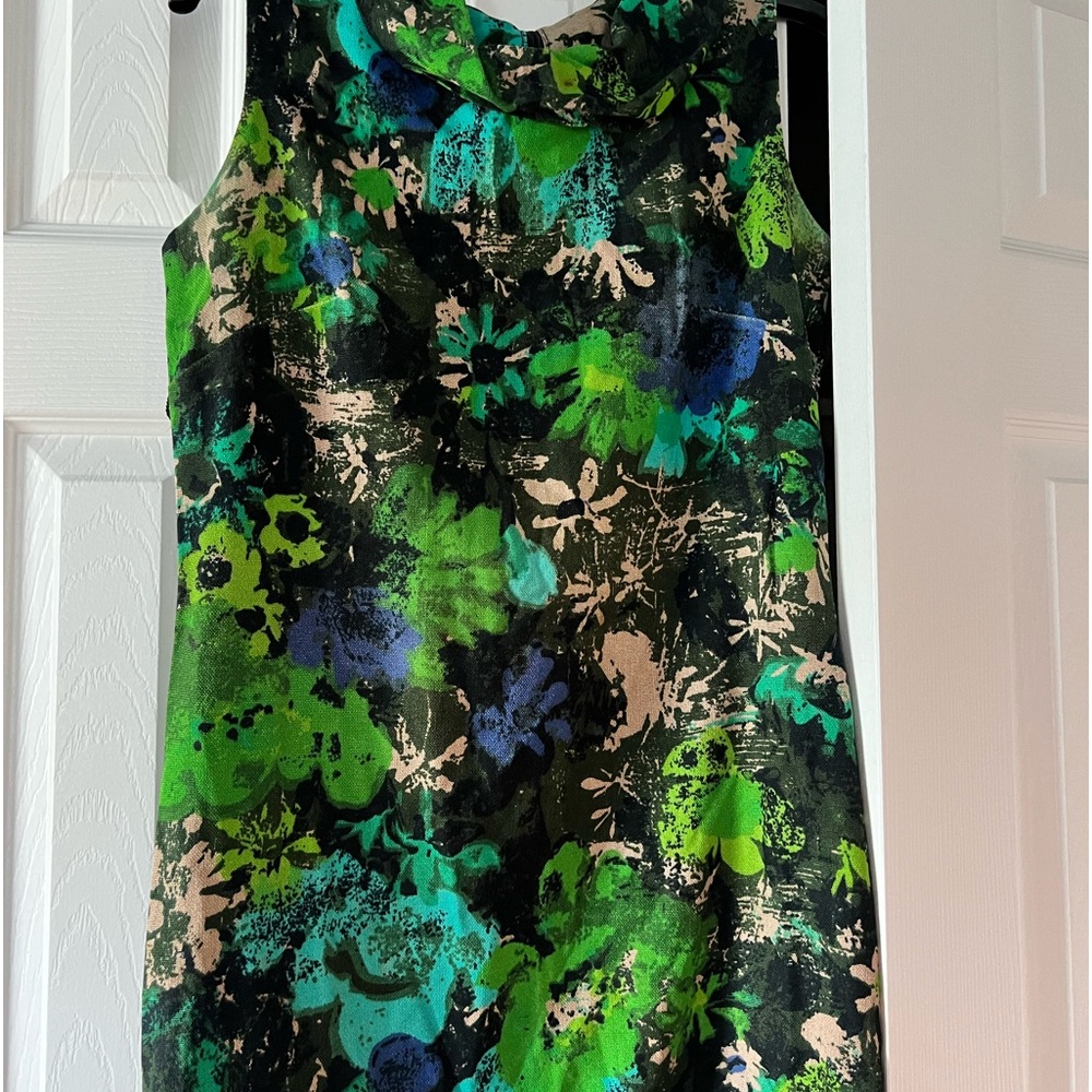 Vintage linen sheath dress